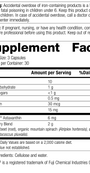 Rev 01 of Nutrition Label