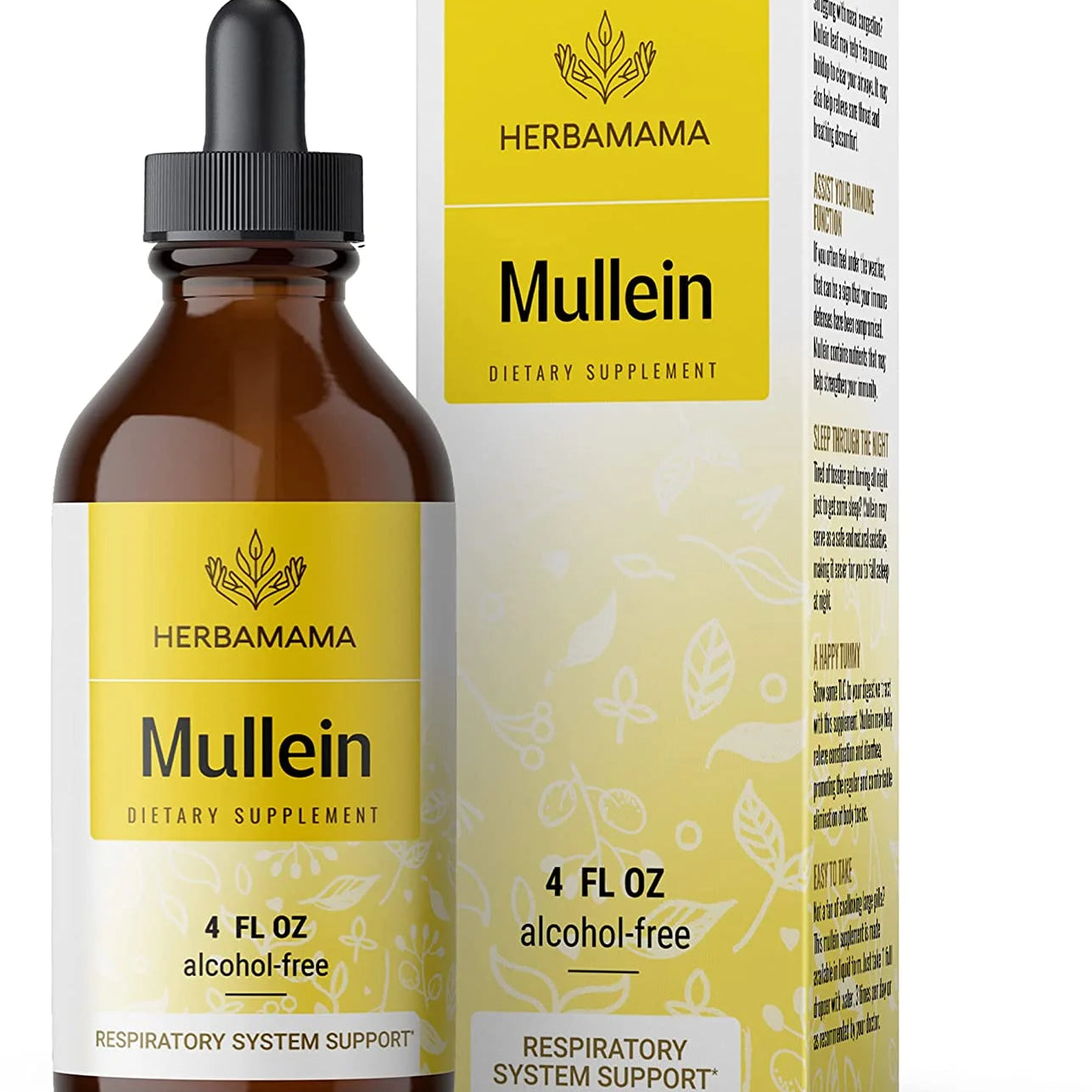 Mullein Leaf Tincture 4 fl.oz. Bottle