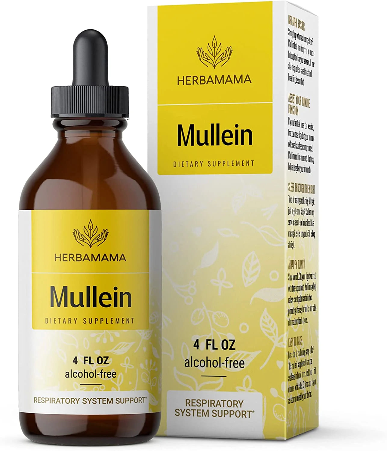Mullein Leaf Tincture 4 fl.oz. Bottle