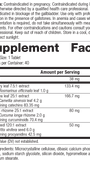 Vitanox®, 40 Tablets, Rev 06 Supplement Facts