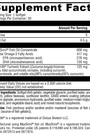 Omega MonoPure® Curcumin EC 30 Softgels Supplement Facts