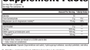 RelaxMax® 120 Capsules Supplement Facts