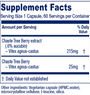 Chaste Tree Berry 60 Capsules Supplement Facts