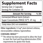 Metatrol PRO® 60 Capsules Supplement Facts