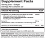 TruEase + Curcumin 30 Softgels Supplement Facts