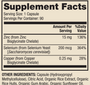 Zinc Plus Selenium 90 Capsules Supplement Facts