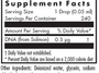 Mucolyxir® 0.4 fl oz Supplement Facts