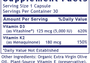 Premier Vitamin D3+K2 30 Capsules Supplement Facts