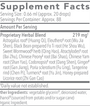 Biotonic 2 fl oz Supplement Facts
