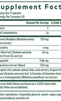 Daytime HPA 60 Capsules Supplement Facts