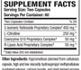 NOX Flo SR 120 Capsules Supplement Facts