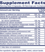 Adrenal Assist 180 Capsules Supplement Facts