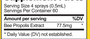 Kids Propolis Immune Support* 1.06 fl oz Supplement Facts