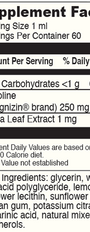 LIPOSOMAL CITICOLINE 2 fl oz Supplement Facts
