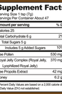 Superfood Honey 330 g Supplement Facts