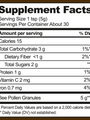 Bee Pollen 150 g Supplement Facts