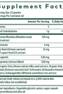 Daytime HPA 120 Capsules Supplement Facts