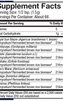 Stamets 7® Mushroom Mycelium Powder 66 Servings Supplement Facts