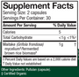 Maitake 60 Capsules Supplement Facts