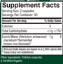 Lion's Mane 60 Capsules Supplement Facts