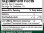 Lion's Mane 30 Capsules Supplement Facts