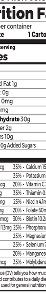 Vegan Organic Nutrition Shake Smooth Chocolate 4 Pack Supplement Facts