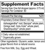 Bacopa Plus Kids Drops 2 fl oz Supplement Facts