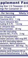 Max B-ND 2 fl oz Supplement Facts