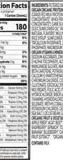 Kids Protein Organic Nutrition Shake Vanilla Single Serving Pack Supplement Facts