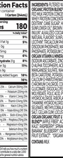 Kids Protein Organic Nutrition Shake Chocolate Single Serving Pack Supplement Facts