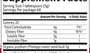 Psyllium Organic Whole Husk Fiber 68 Servings Supplement Facts