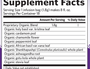 Tulsi Sleep 18 Bags Supplement Facts