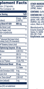 Stem XCell® Pro 60 Capsules Supplement Facts