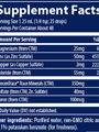 Ionic Zinc 50mg 2 fl oz Supplement Facts