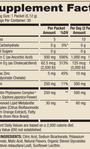 Vitamin C-PAK® with Quercetin Orange Flavor 30 Servings Supplement Facts