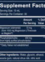 Magtein 15.2 fl oz Supplement Facts