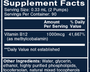 Methyl B-12 1 fl oz Supplement Facts