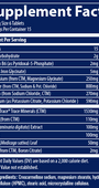 Electrolyte Stamina Tablets 90 Tablets Supplement Facts