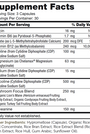AdultFocus 90 Capsules Supplement Facts