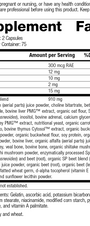 Albaplex®, 150 Capsules, Rev 30 Supplement Facts