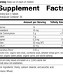 Cataplex® B-Core 120 Tablets Rev 04 Supplement Facts