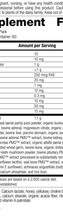 Adrenal Health Pack, Rev 08 Supplement Facts
