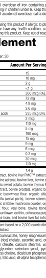 Immune System Health Pack, Rev 05 Supplement Facts