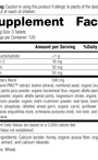 Cataplex® C, Rev 10 Supplement Facts