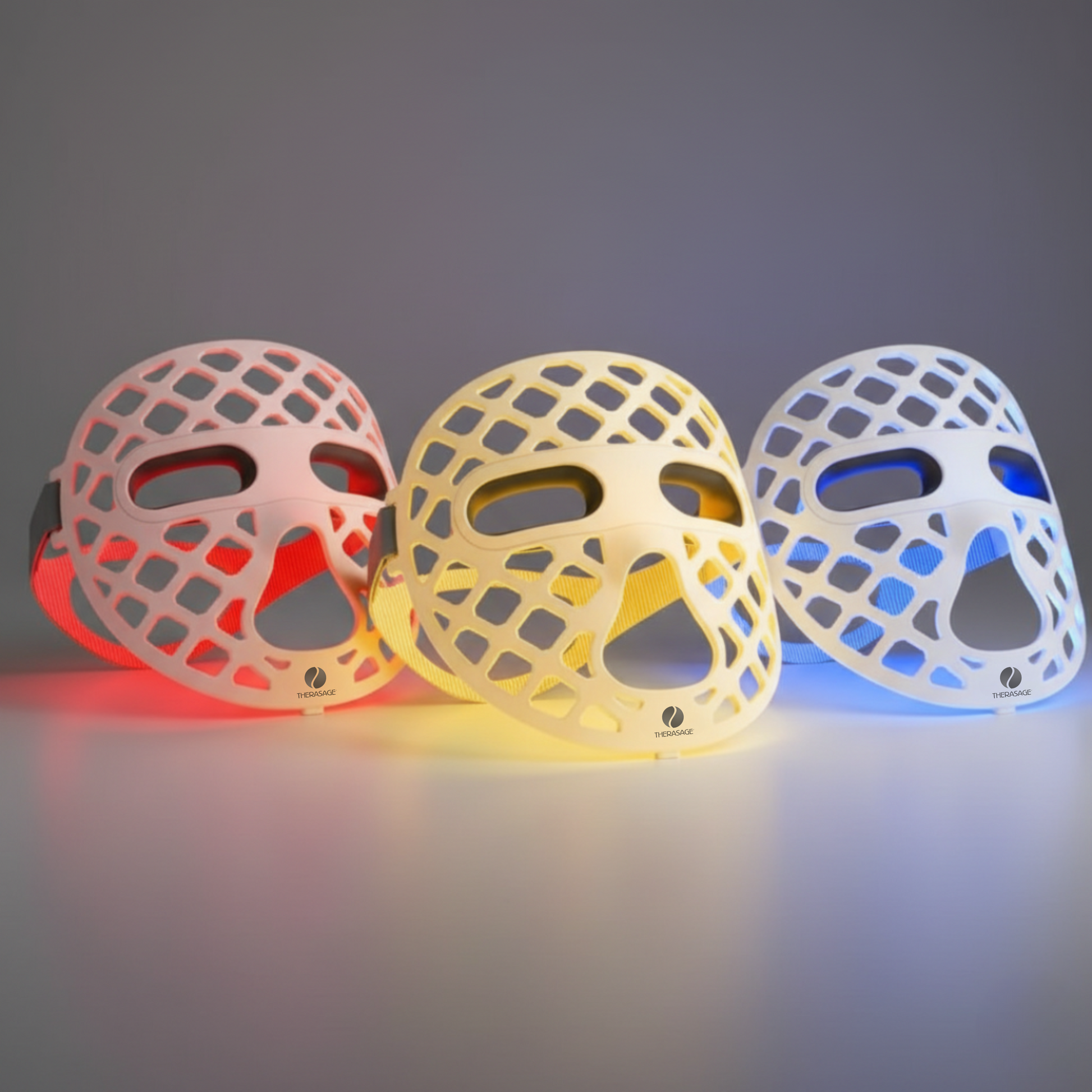 TheraGlow Mask2Go+™ LED Light Therapy Face Mask