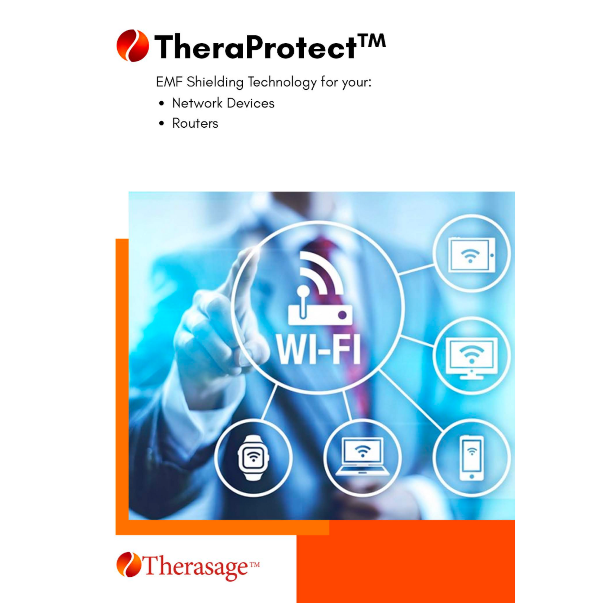 TheraProtect EMF Protection for Wireless Network Routers / Smart Meter Harmonizer etc