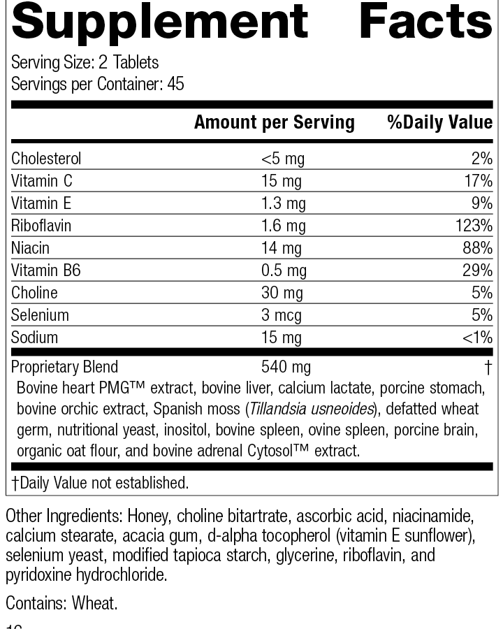 Cardio-Plus®, 90 Tablets, Rev 16 Supplement Facts