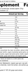 SP Complete® Vanilla, 23 oz., Supplement Facts