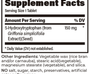 5-HTP SR 150mg 90 Tablets Supplement Facts