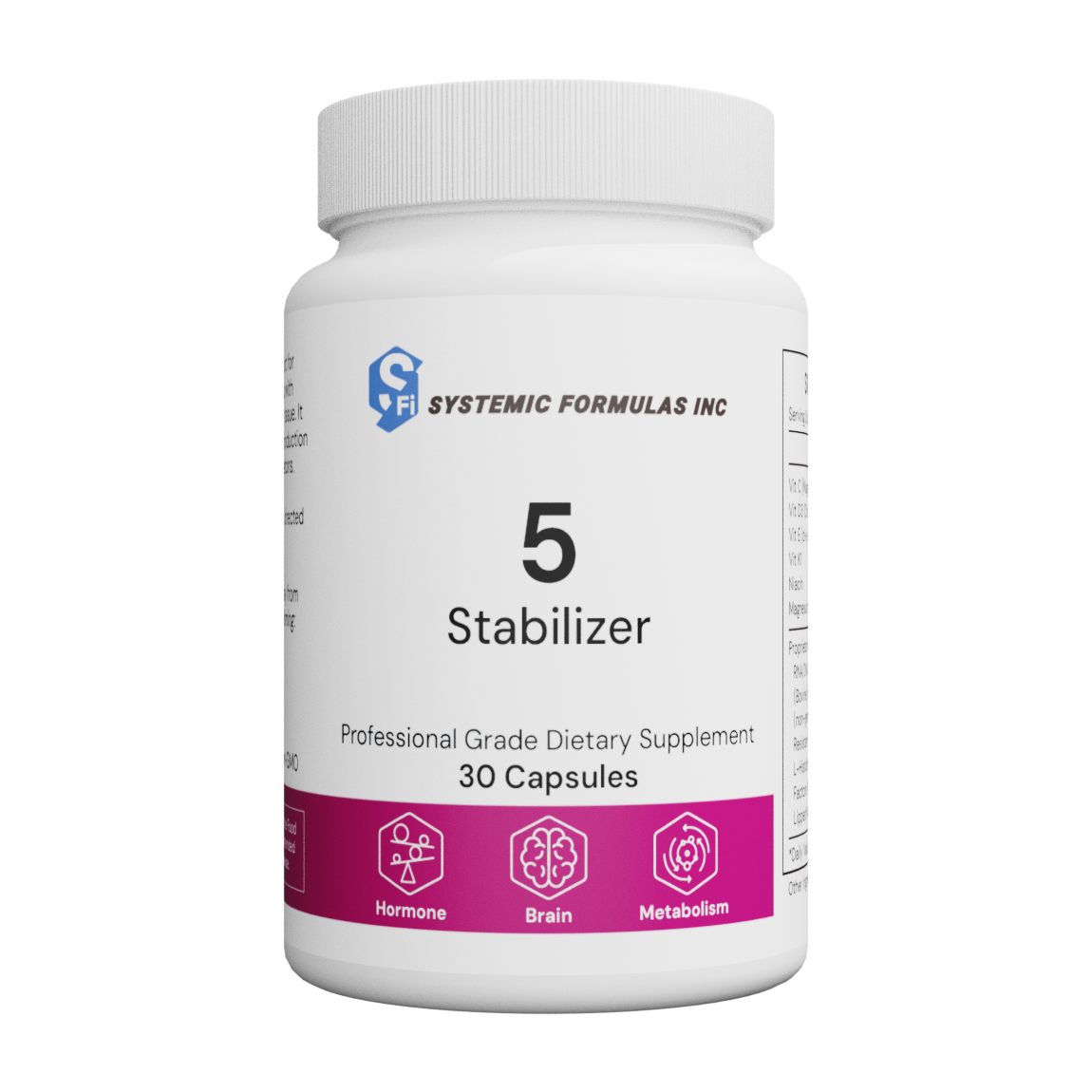 Systemic Formula Stabilizer #5- Nutritional Support for Health Cells